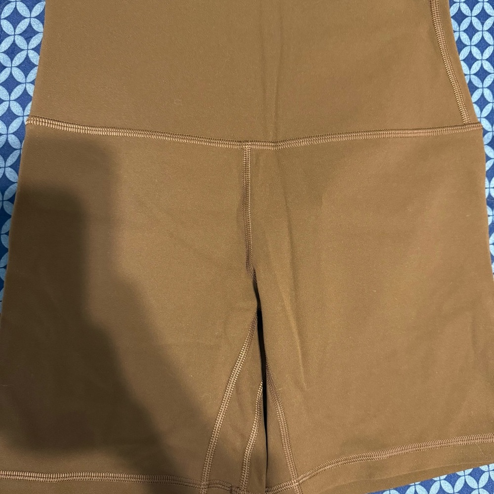 lululemon athletica Brown Biker Shorts